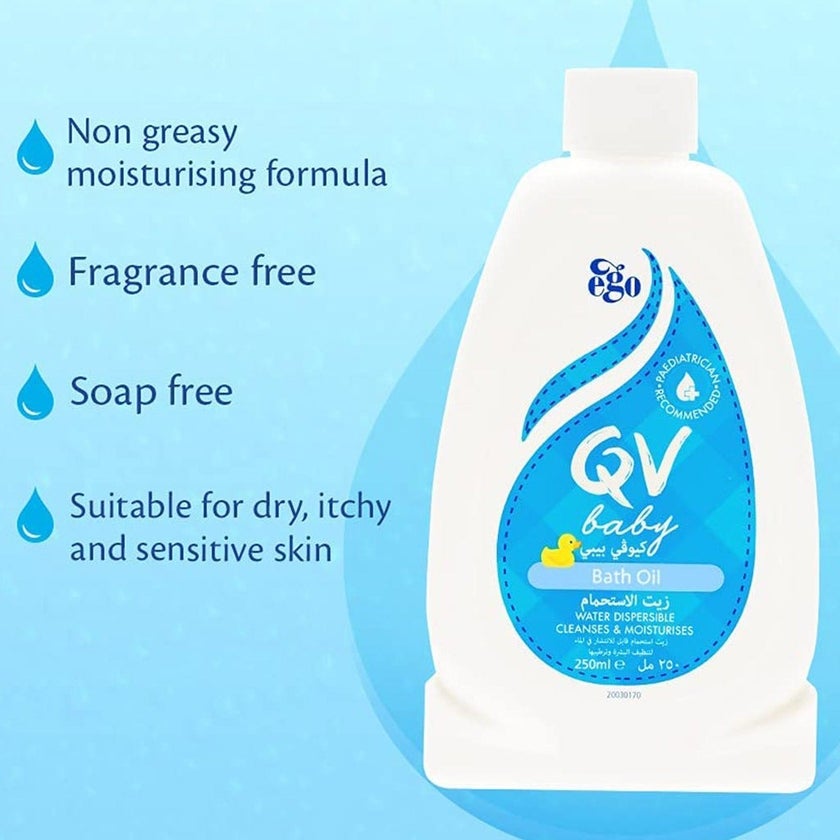 Ego QV Baby Bath Oil 250ml
