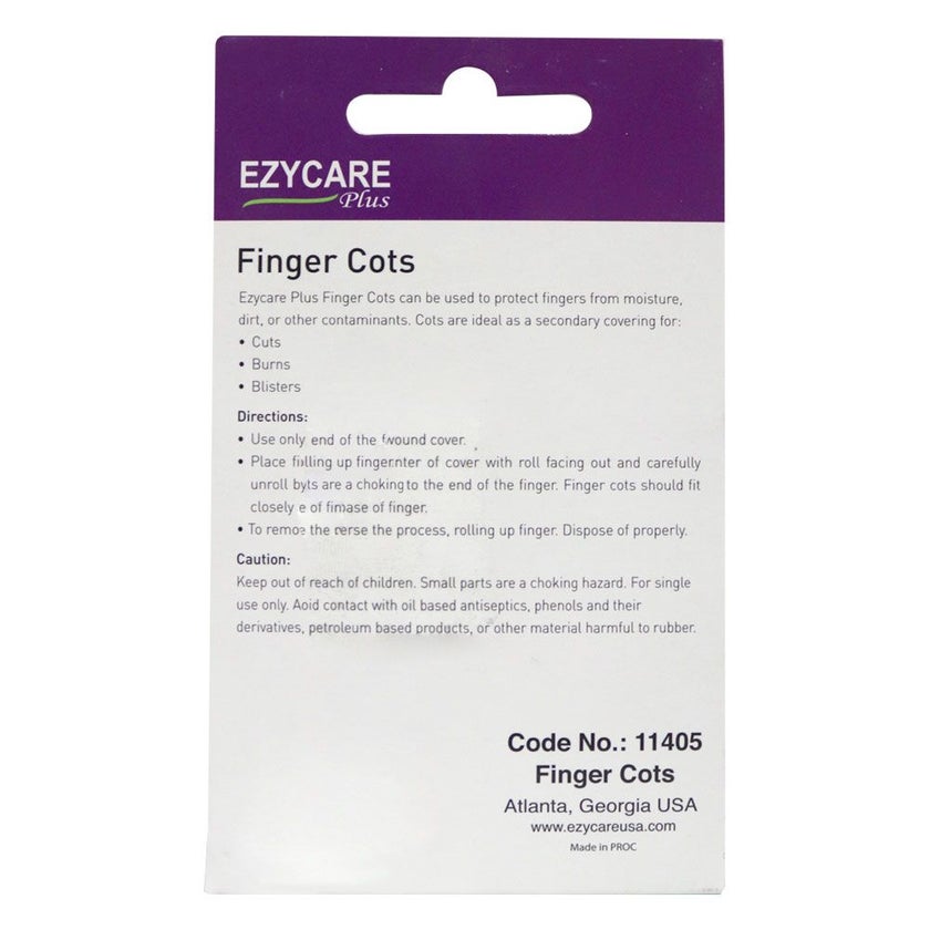 Ezycare Latex Finger Cots, Pack of 12's - 11405