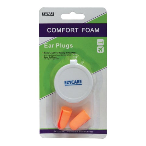 Ezycare Comfort Foam Ear Plugs 1 Pair 10029