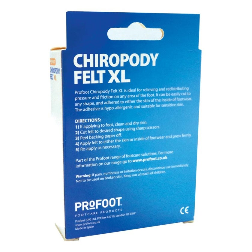 Profoot Chiropody Felt Extra Large P70021