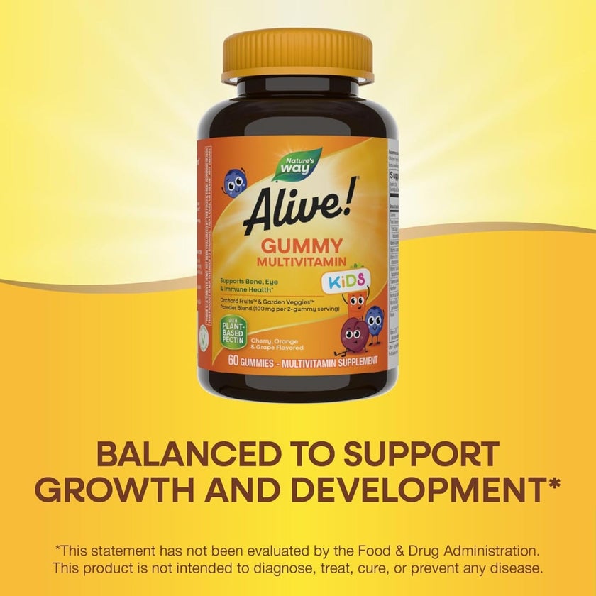 Alive Multi-Vitamin For Children Gummies, Pack of 60's