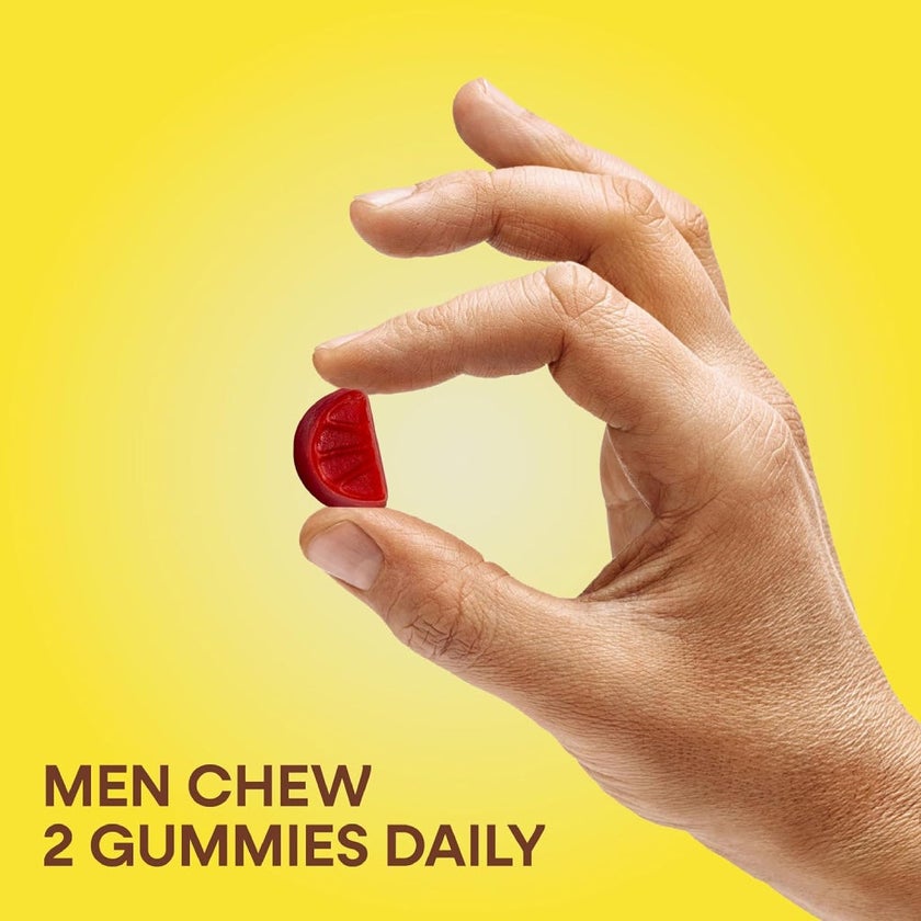 Alive Men's Multivitamin Gummies With Orchard Fruits & Garden Veggies, Pack of 60's