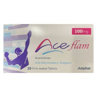 Aceflam 100mg Tablets, Pack of 20's