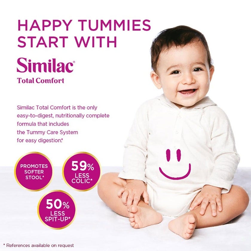 Similac Total Comfort Gold Stage 2 Infant Milk Formula For 6 To 12 Months 820g