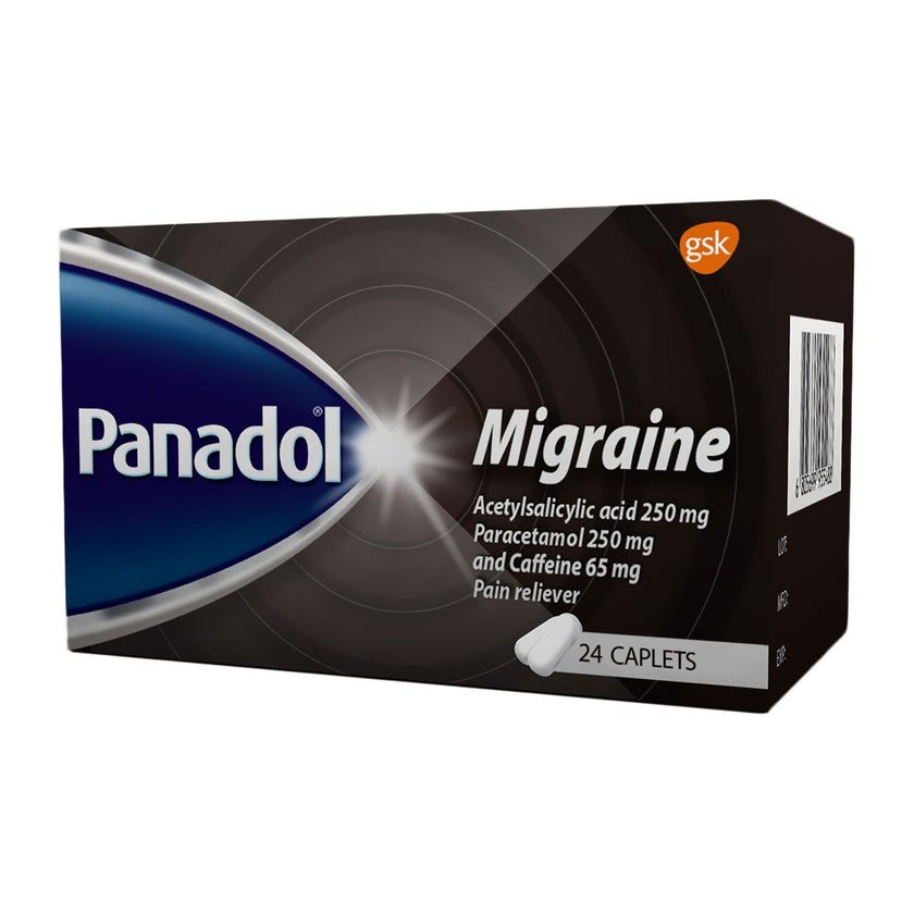 Panadol Migraine Caplets, Pack of 24's