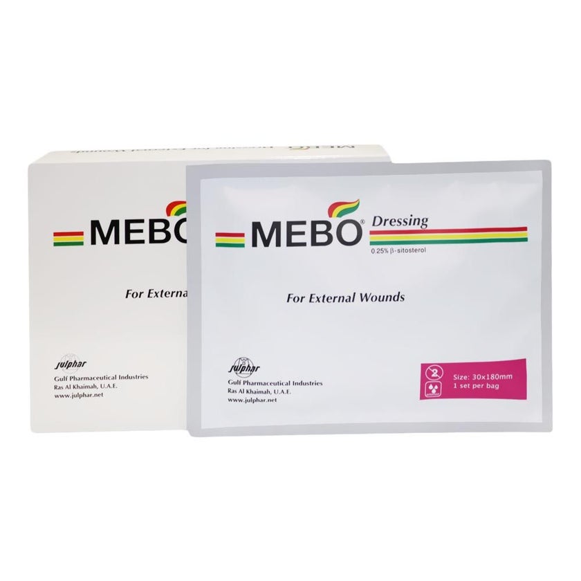Mebo Wound Dressing 30 mm x 180 mm, Pack of 5's