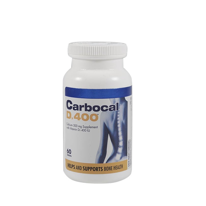 Carbocal D 400 Tablets, Pack of 60's