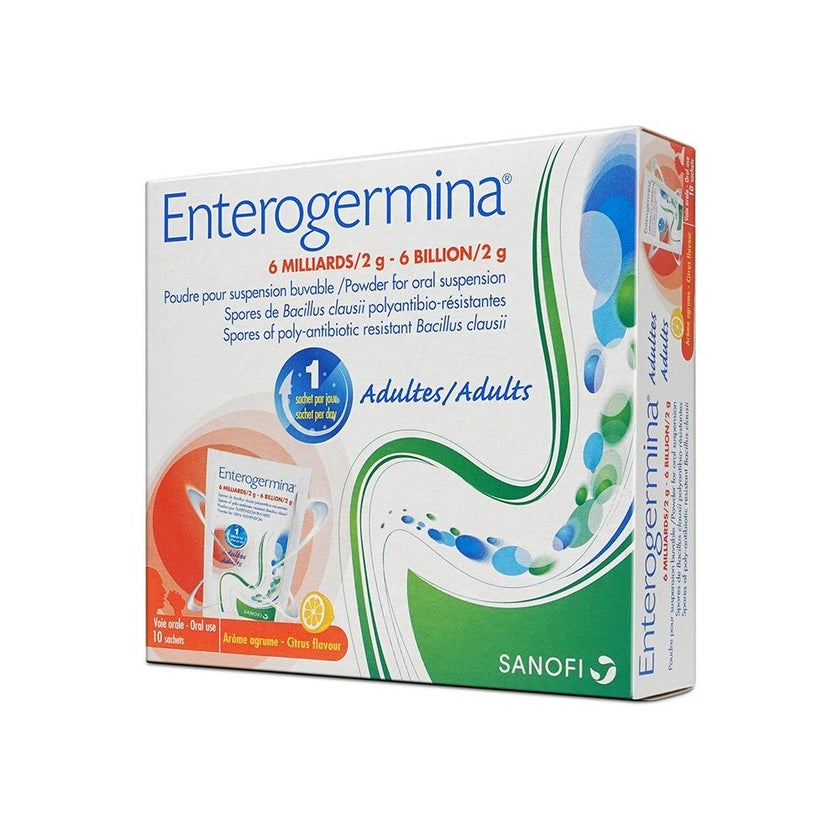 Enterogermina Adult 6 Billion Suspension Sachets, Pack of 10's