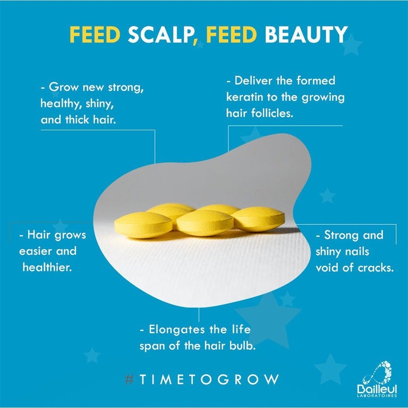 Biorga Cystiphane Hair & Nails Supplement Tablets, Pack of 120's