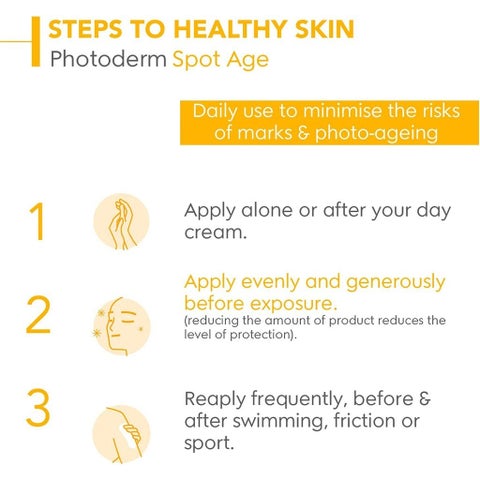 بيوديرما فوتوديرم سبوت-إيج جل كريم واقي من الشمس SPF50+ مضاد للبقع ومضاد للأكسدة 40 مل