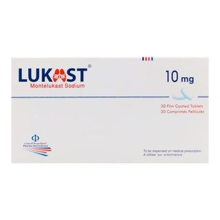 Lukast 10mg Film Coated Tablets, Pack of 30's