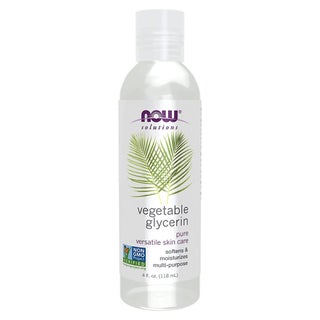 Now Solutions Vegetable Glycerin Oil, 100% Pure For Rough & Dry Skin Moisturization 118ml