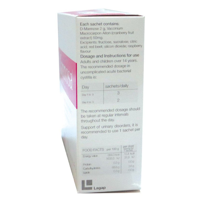 D Mannosa Oral Sachets 4g, Pack of 14's