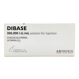 Dibase 300,000IU/ml Intramuscular Solution For Injection Ampoules 1ml, Pack of 2’s
