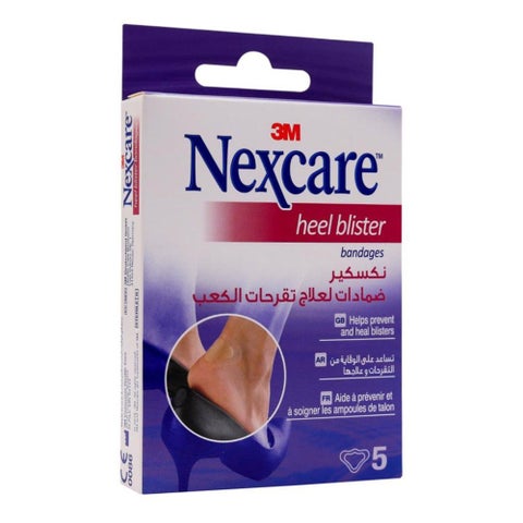 3M Nexcare HBB-5 Heel Blister Bandage, Pack of 5's