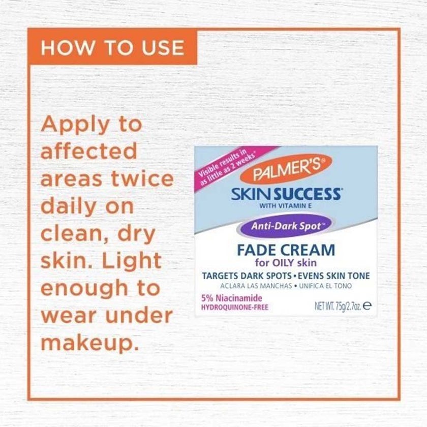 Palmer's Skin Success Anti-Dark Spot Fade Cream for Oily Skin 75g