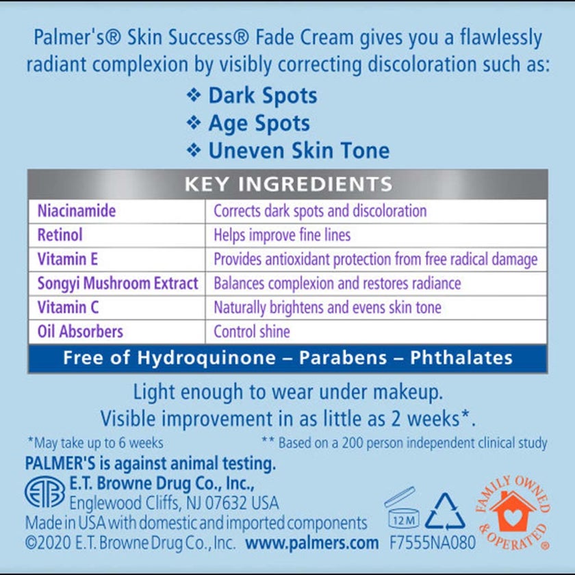 Palmer's Skin Success Anti-Dark Spot Fade Cream for Oily Skin 75g