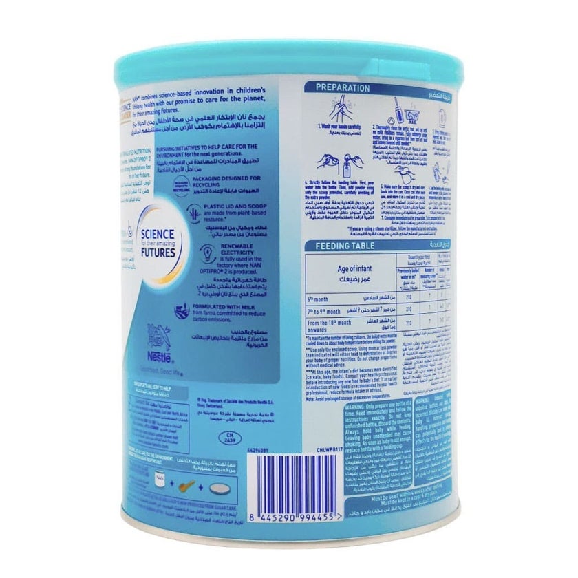 Nestle Nan Optipro 2 Infant Formula 6-12 Months 800g
