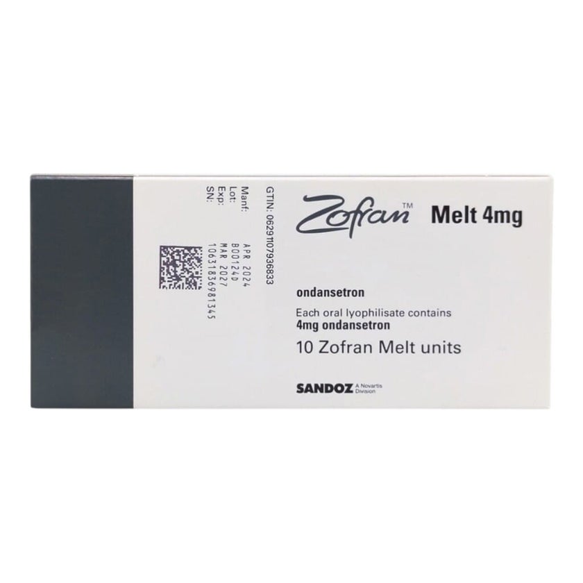 Zofran Melt 4mg Tablet, Pack of 10's