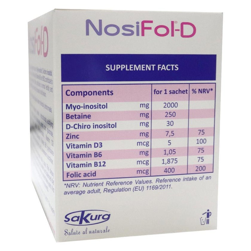 Nosifol-D Powder Food Supplement Sachet 4g, Pack of 30's