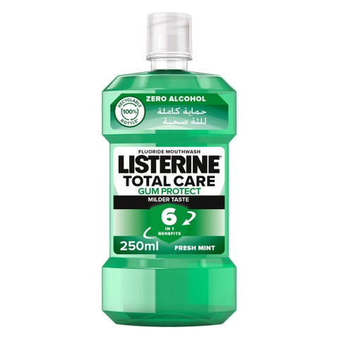 Listerine Total Care Gum Protect Mild Taste Mouthwash With Zero Alcohol 250ml 
