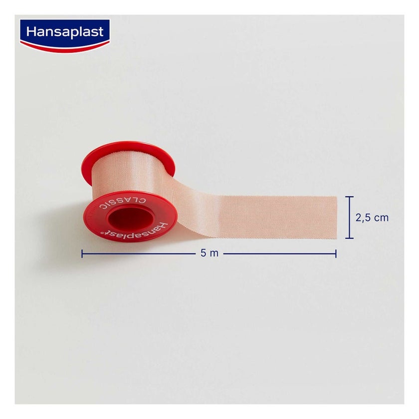 Hansaplast Classic Fixation Tape 5m x 2.5cm