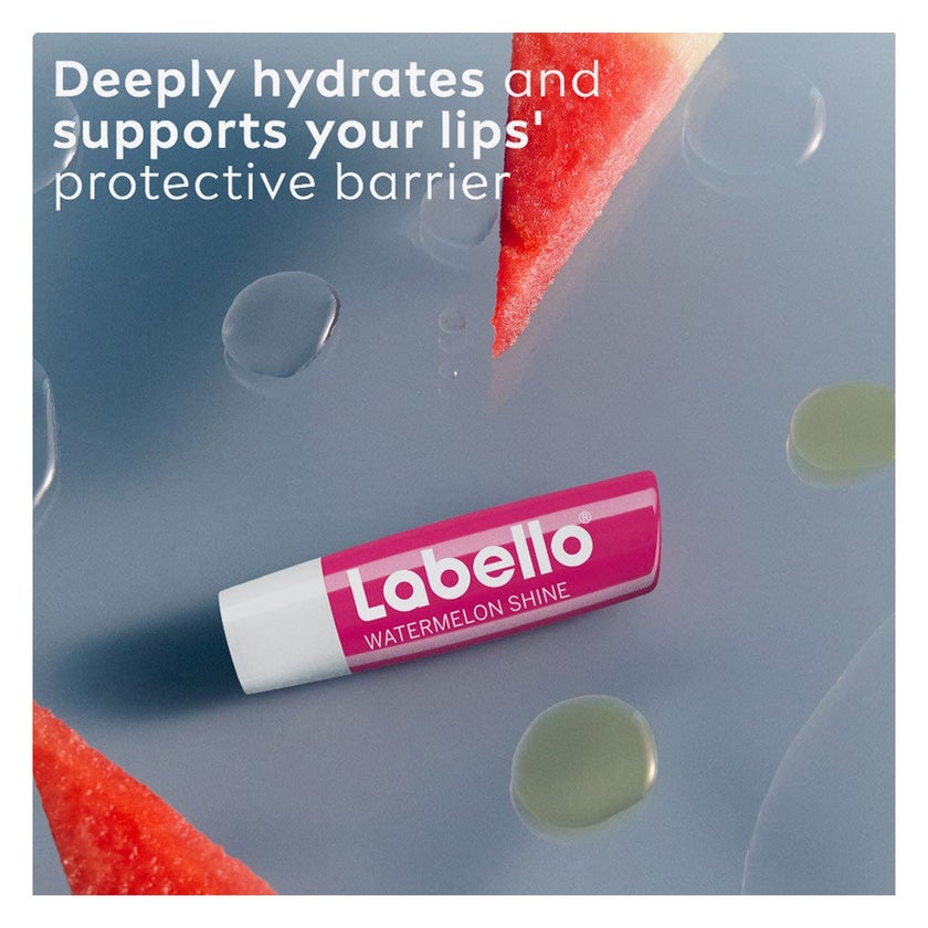 Labello 24H Moisture Watermelon Shine Lip Balm 4.8g - Pink Tint