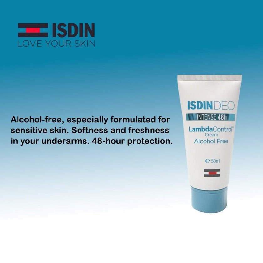 Isdin Deo Lambda Control Intense 48 Hour Cream 50ml
