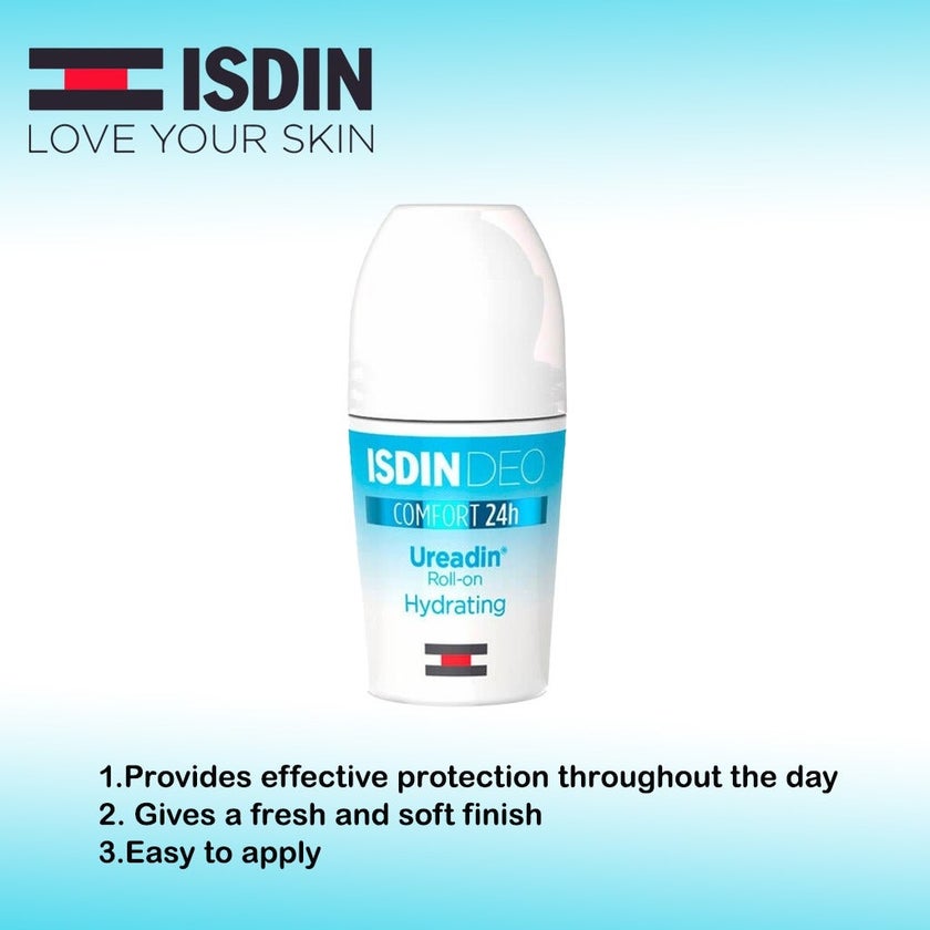 Isdin Deo Ureadin Comfort 24 Hour Hydrating Ureadin Roll On 50ml