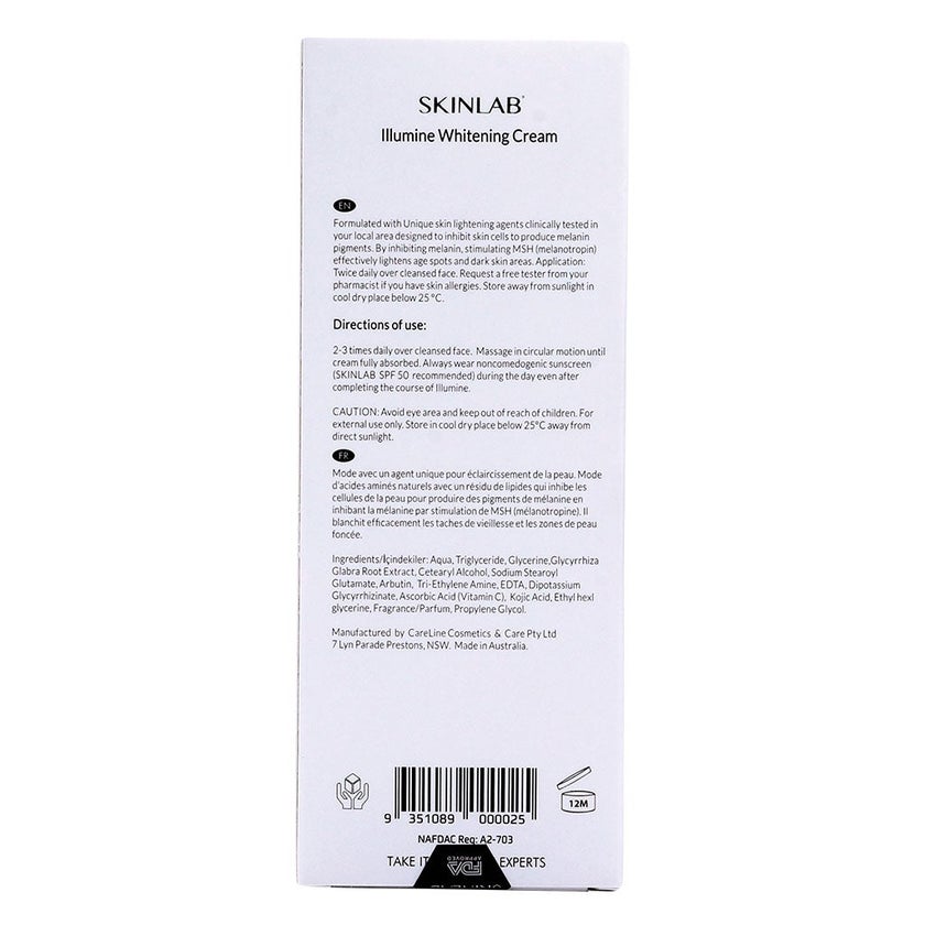 Skinlab Illumine Whitening Cream SPF15 50ml