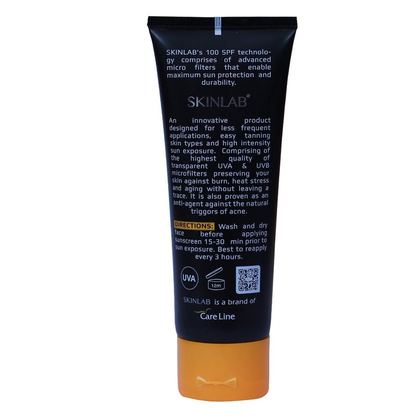 Skinlab UVA/UVB SPF100 Sunscreen 100ml