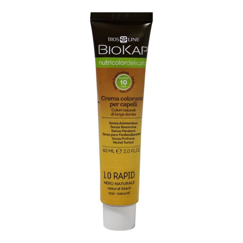 Biokap Nutricolor Delicato Rapid 1.0 Natural Black 135ml