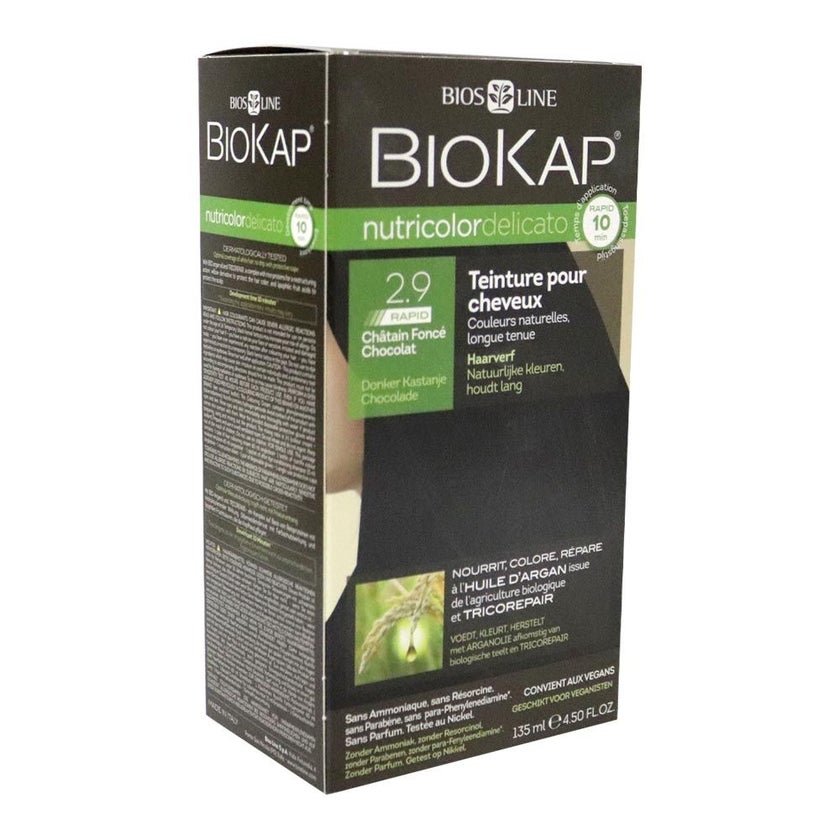 Biokap Nutricolor Delicato Rapid 2.9 Dark Chestnut Chocolate 135ml