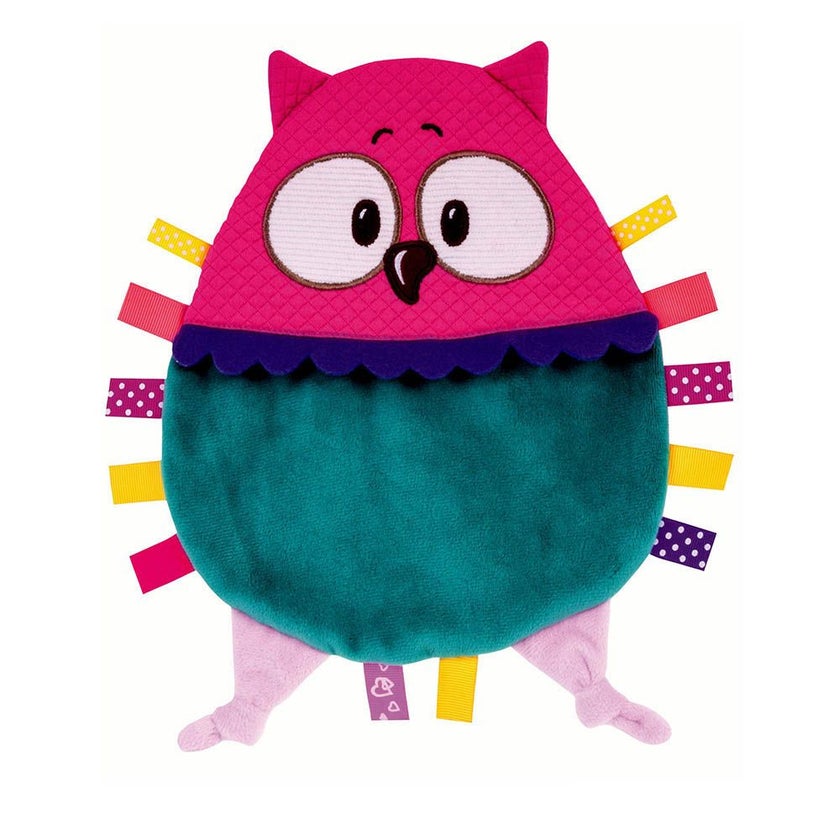 Canpol Babies Baby Toy Jungle Pals Soft Baby Cuddle Cloth Pink 68/045