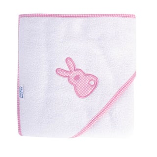 Canpol Babies Cuddle and Dry Baby Robe with Hood Pink Rabbit 26/300