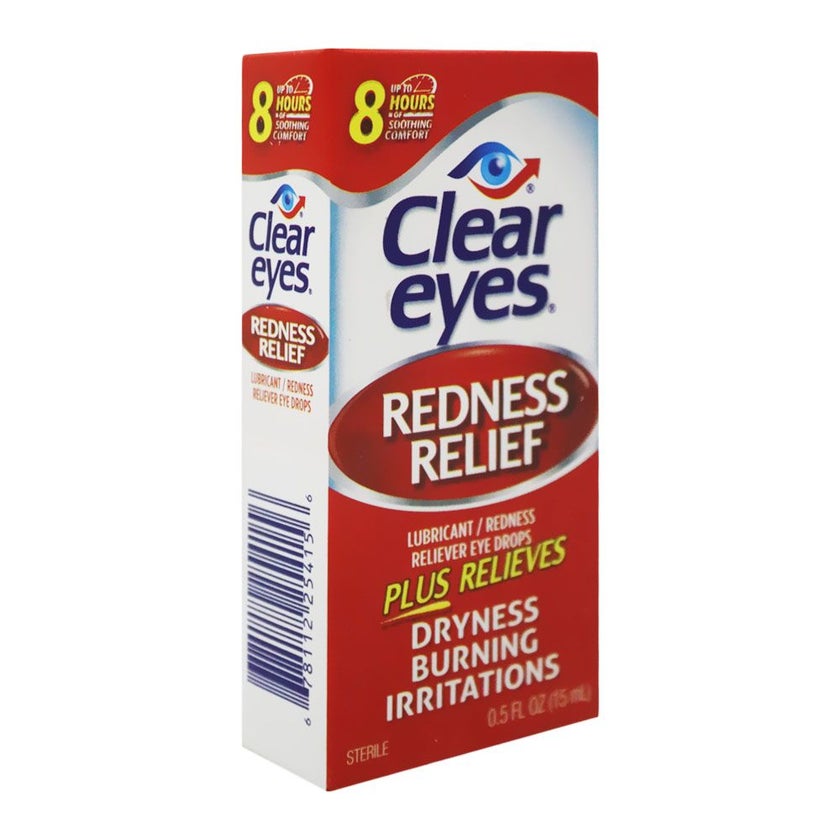 Clear Eyes Redness Relief Eye Drops 15ml