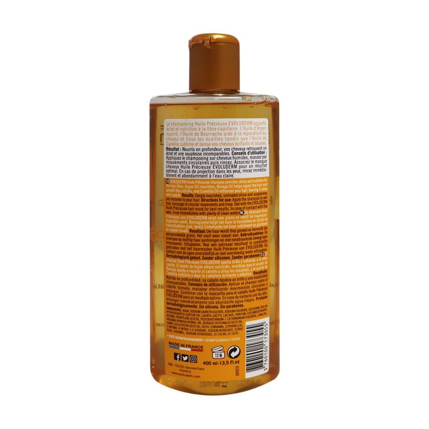 Evoluderm Huile Precieuse Enhancing Shampoo 400ml