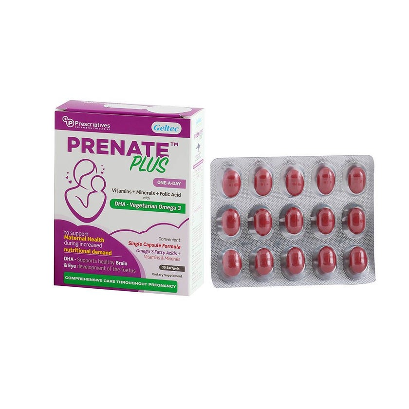 Prescriptives Prenate Plus Softgels, Pack of 30's