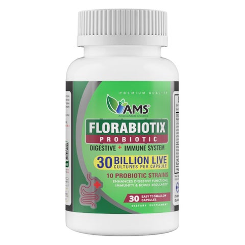 AMS Florabiotix 30 Billion Probiotic Capsules - 2 x 30 Capsules