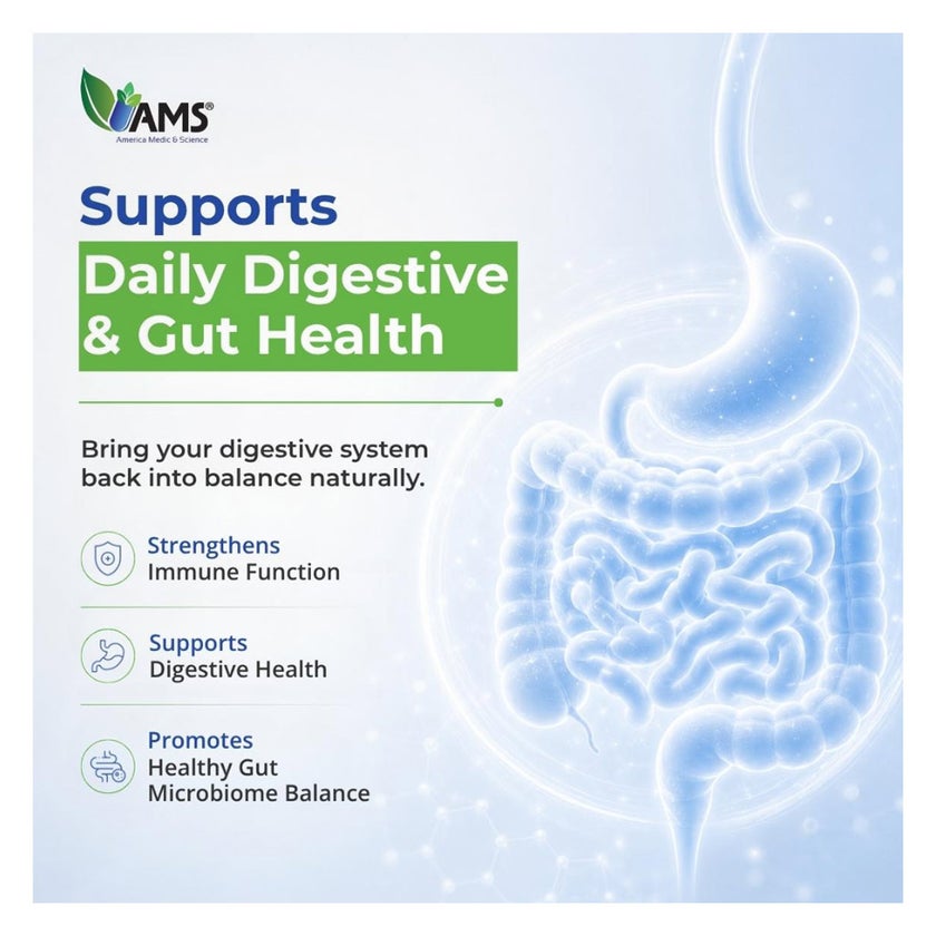AMS Florabiotix 30 Billion Probiotic Capsules, Digestive Support - 30 Capsules