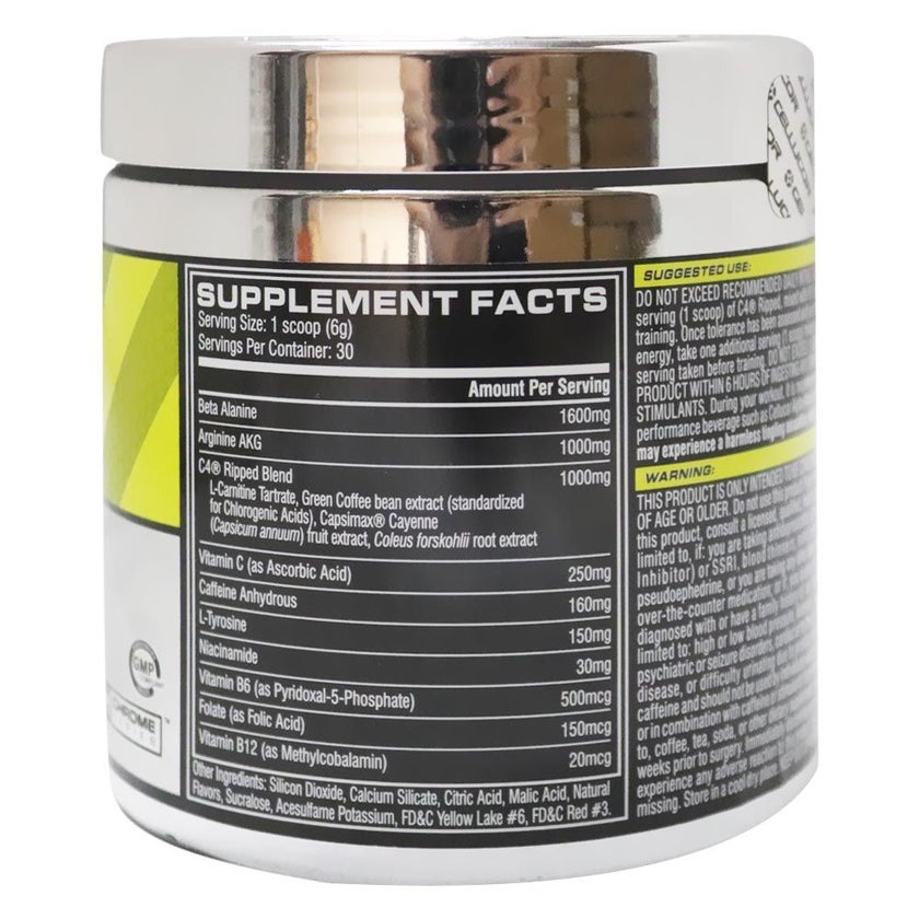 Cellucor C4 Ripped ID Series Pre-Workout Tropical Punch 30 Servings