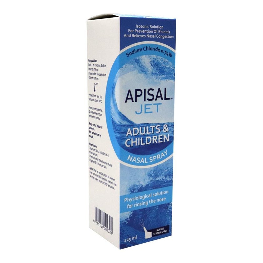 Apisal Jet Adult & Children Nasal Spray 125ml