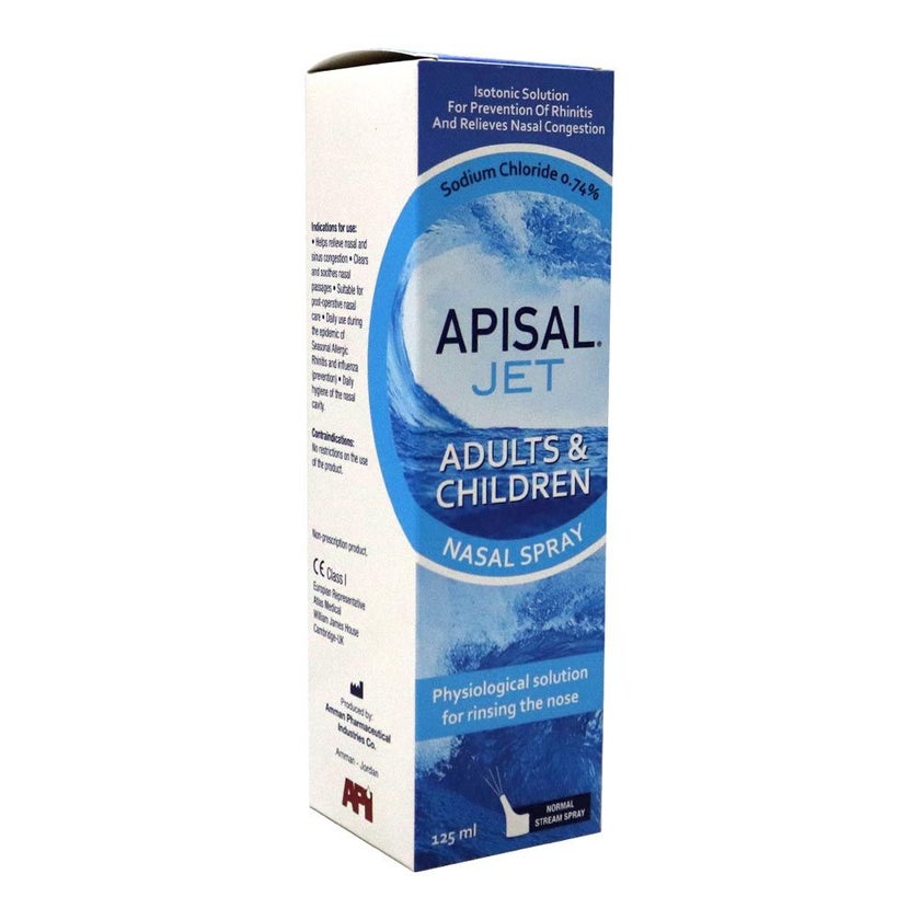 Apisal Jet Adult & Children Nasal Spray 125ml