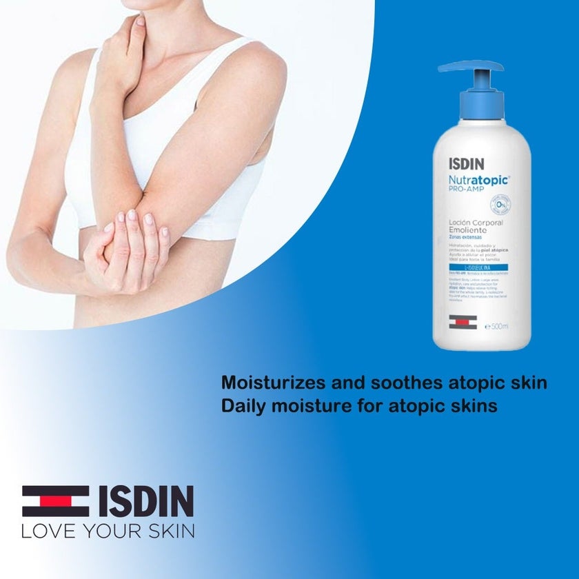 Isdin Nutratopic Pro-AMP Emollient Lotion 400ml