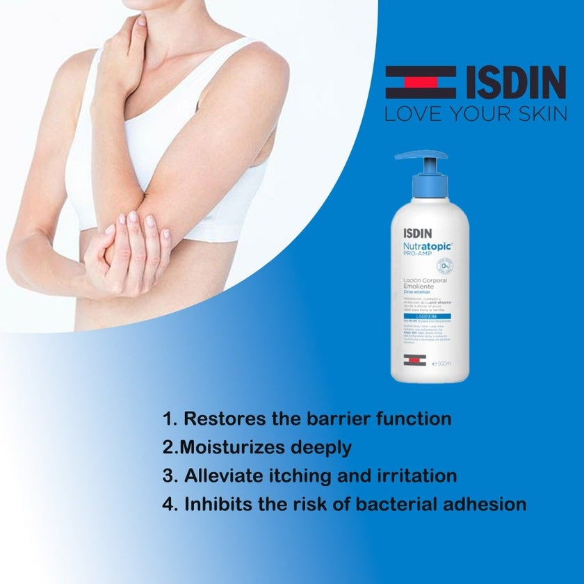 Isdin Nutratopic Pro-AMP Emollient Lotion 400ml