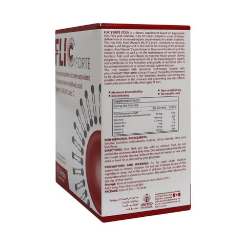 Flic Forte Sticks, Pack of 20's
