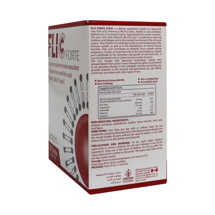 Flic Forte Sticks, Pack of 20's