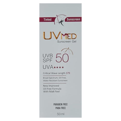 يو في ميد جل واقي شمس ملون واسع النطاق SPF50 للبشرة الدهنية والمعرضة لحب الشباب 50 مل
