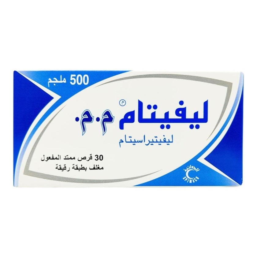 Levetam XR 500mg Tablets, Pack of 30's