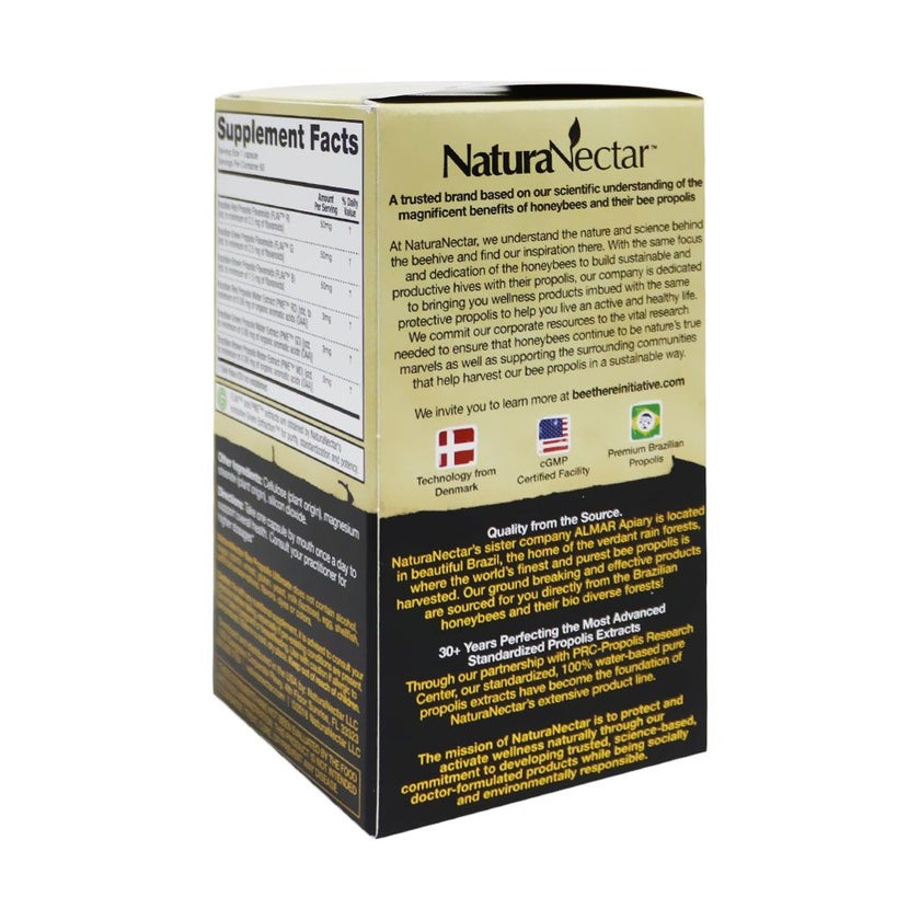 NaturaNectar Bee Propolis Ultimate Vegetable Capsules, Pack of 60's
